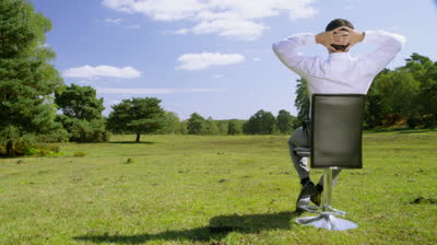 stock footage businessman working outside on laptop with wireless communication corporate responsibility concept resized 600